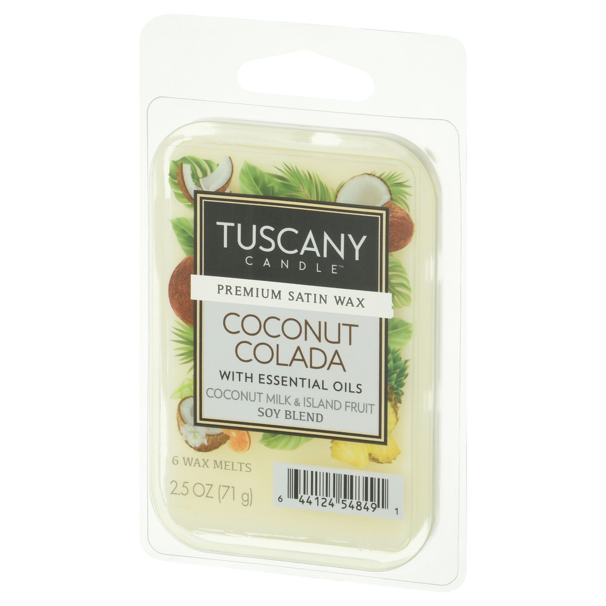 slide 9 of 9, Tuscany Candle Coconut Colada Wax Melts 6 ea, 6 ct