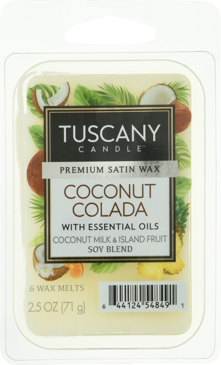 slide 1 of 9, Tuscany Candle Coconut Colada Wax Melts 6 ea, 6 ct