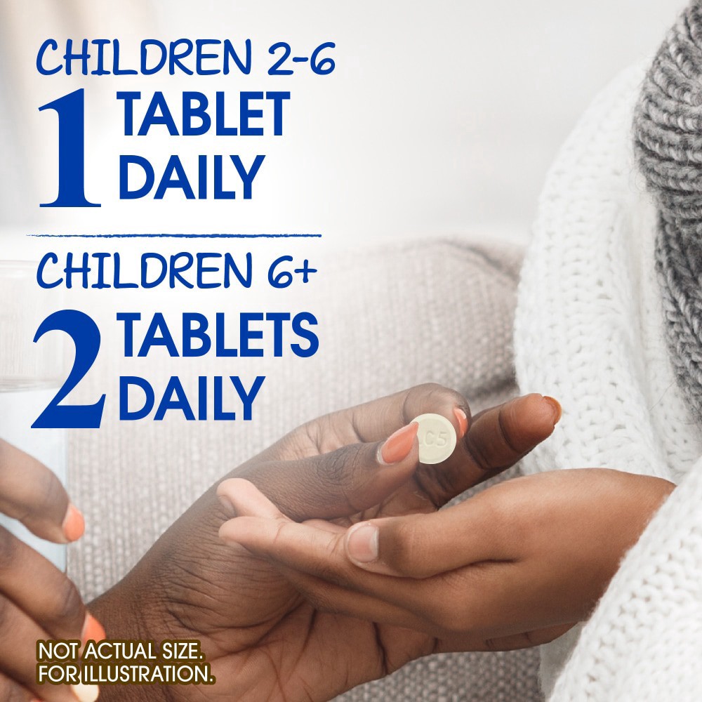 slide 3 of 5, Kroger Non-Drowsy Children's Allergy Relief 24 Hour Grape Chewable Tablets, 30 ct