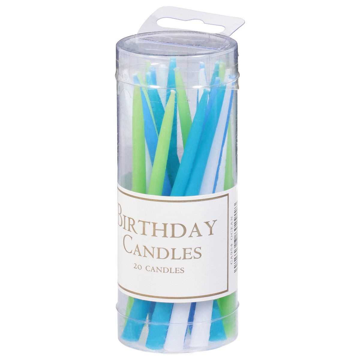 slide 6 of 9, Caspari Ocean Birthday Candles 20 ea, 20 ct