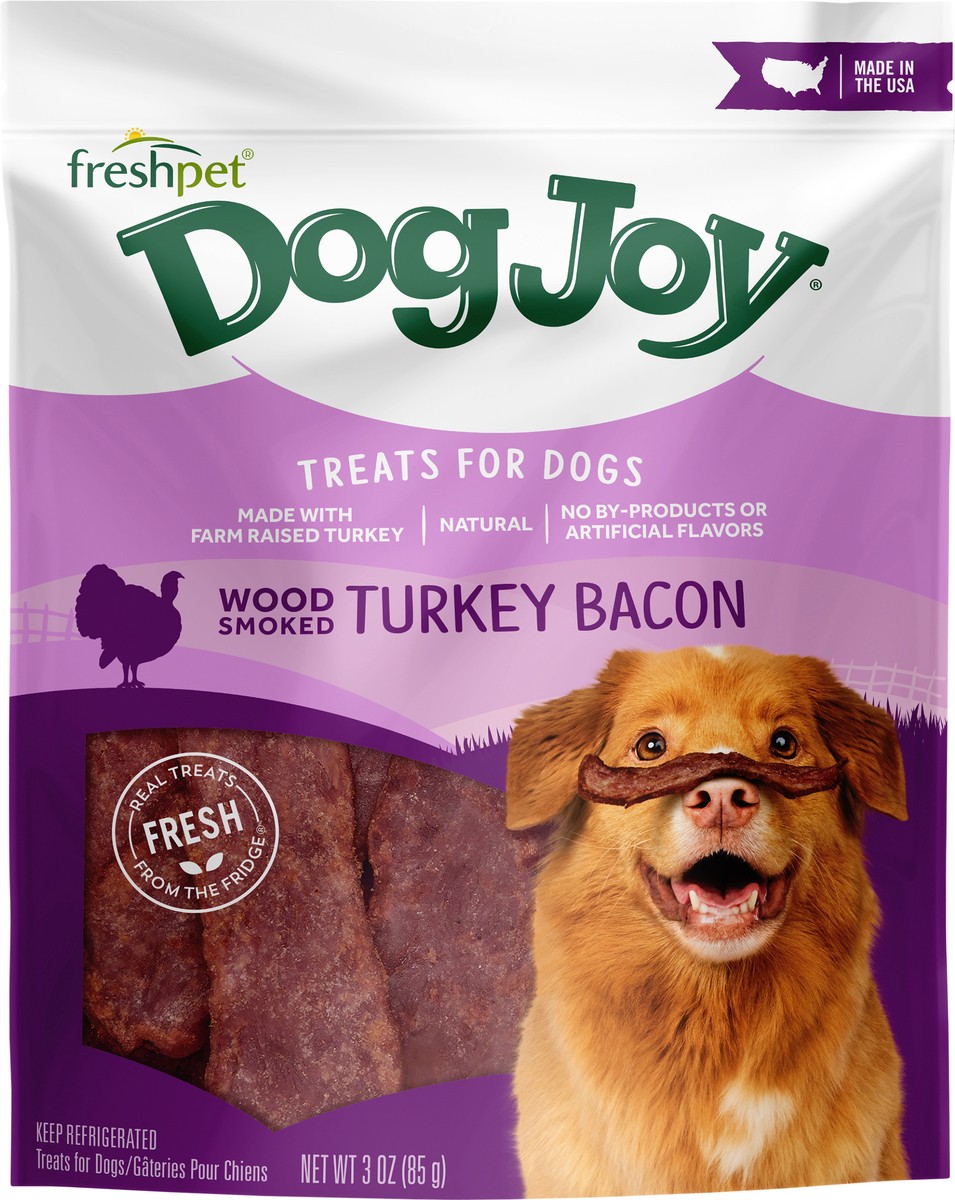 slide 3 of 4, Dog Joy Turkey Bacon, 3 oz