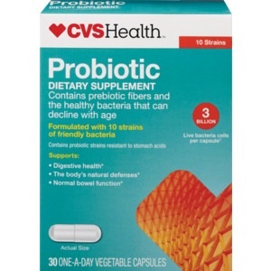 slide 1 of 1, CVS Health Adult Probiotic Vegetable Capsules, 30 ct