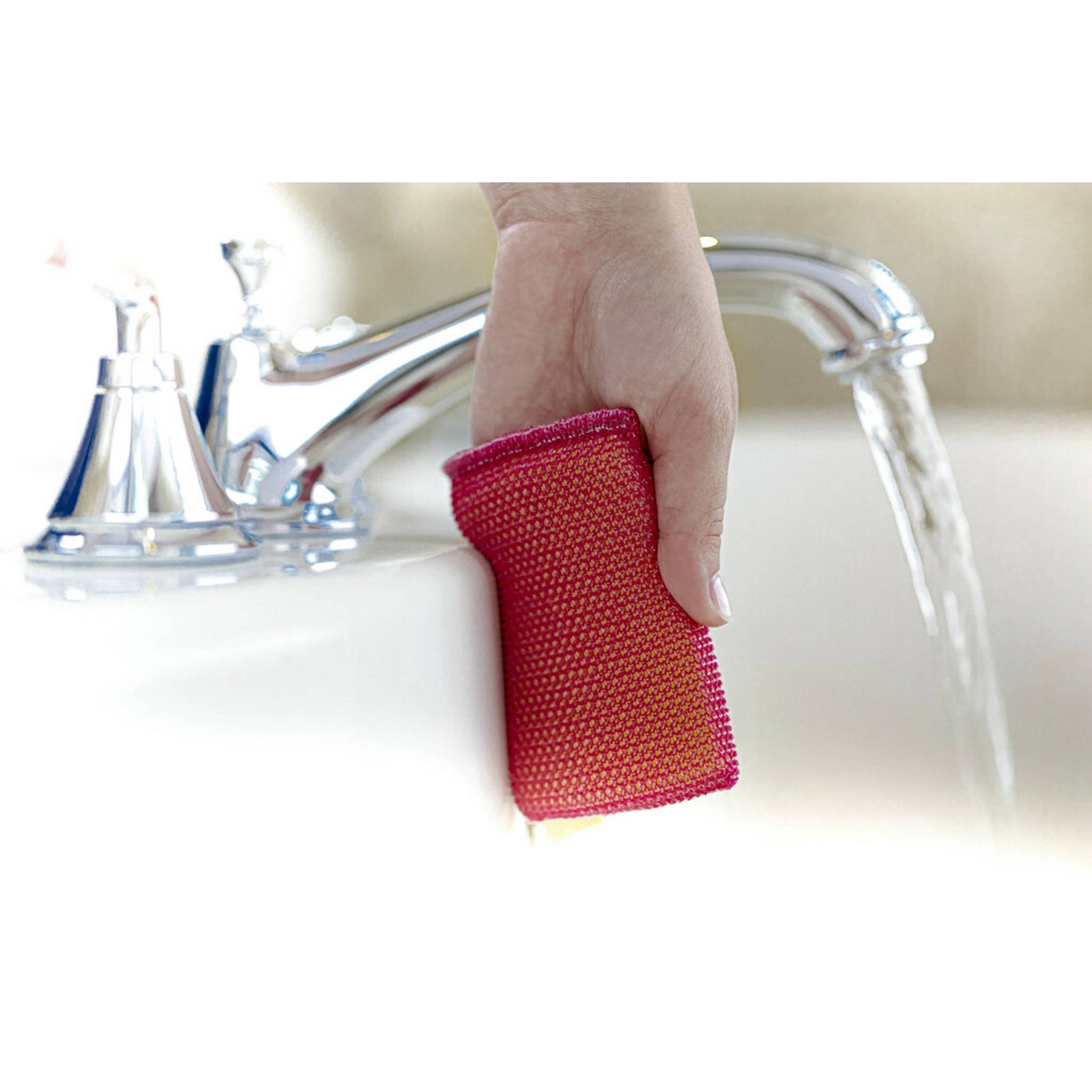 slide 3 of 9, Scotch-Brite Dobie Colors Cleaning Pad 3 Each, 3 ct