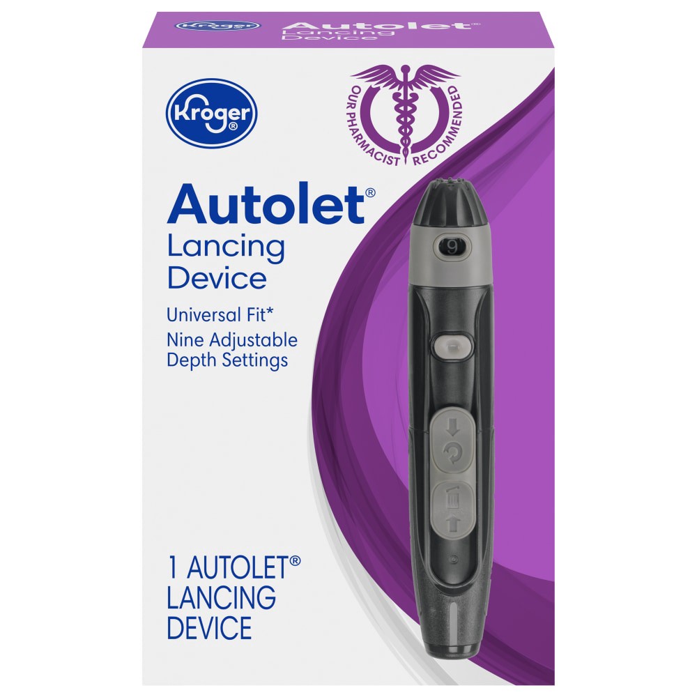 slide 1 of 3, Kroger Autolet Lancing Device Box, 1 ct