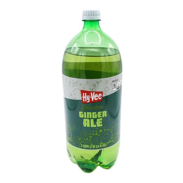 slide 1 of 1, Hy-Vee Ginger Ale Soda - 2 liter, 2 liter