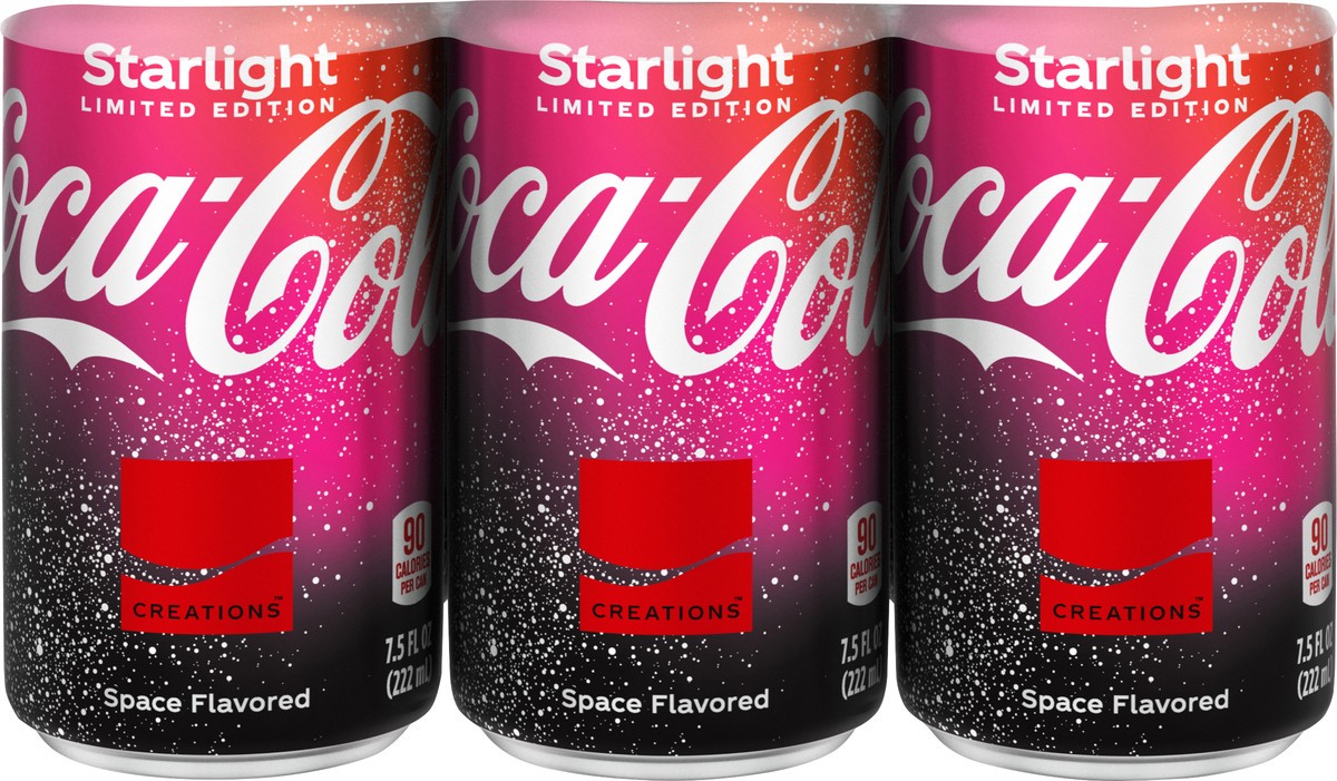 slide 7 of 14, Coca-Cola Starlight Can, 7.5 fl oz, 6 ct