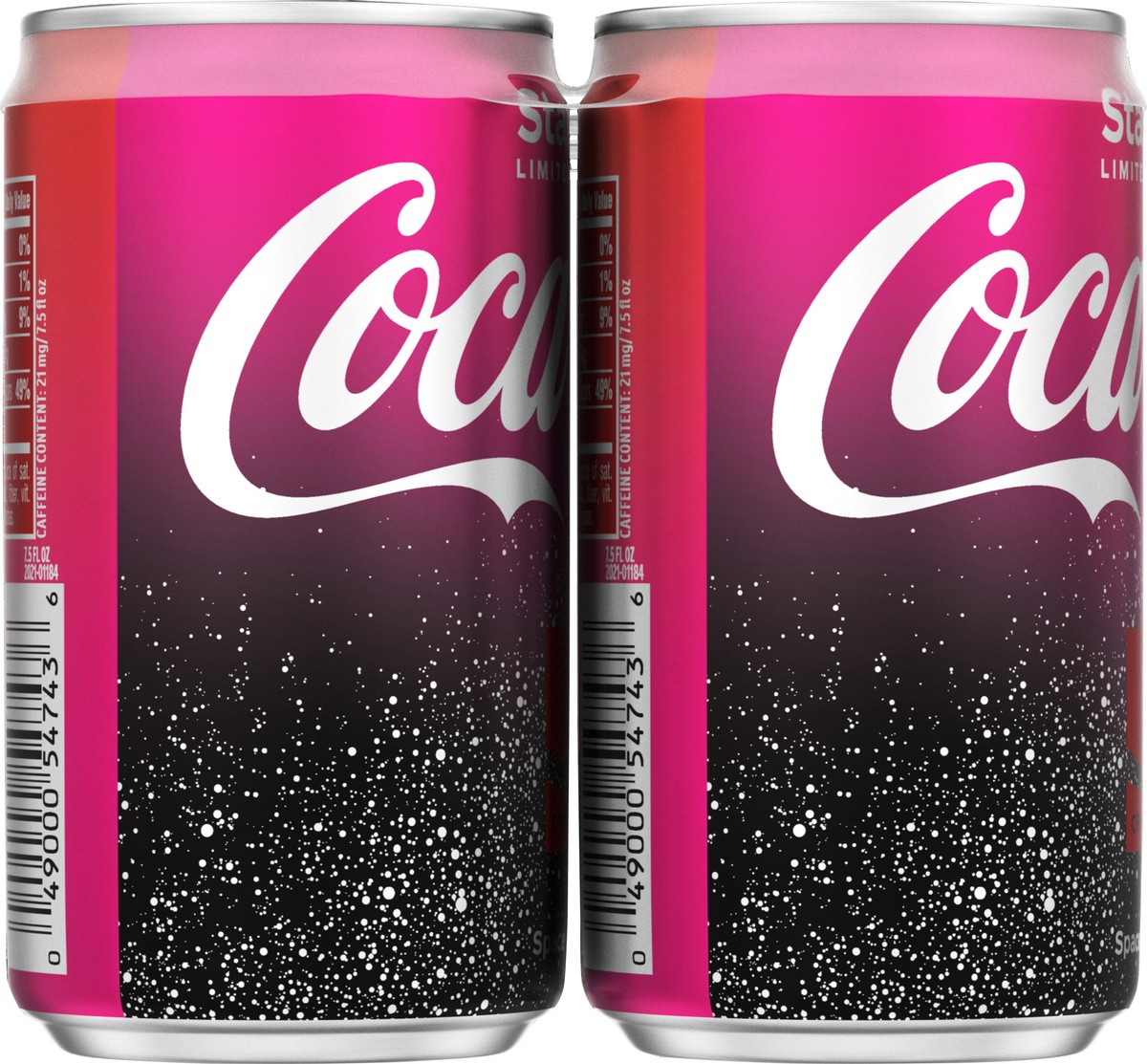 slide 8 of 14, Coca-Cola Starlight Can, 7.5 fl oz, 6 ct