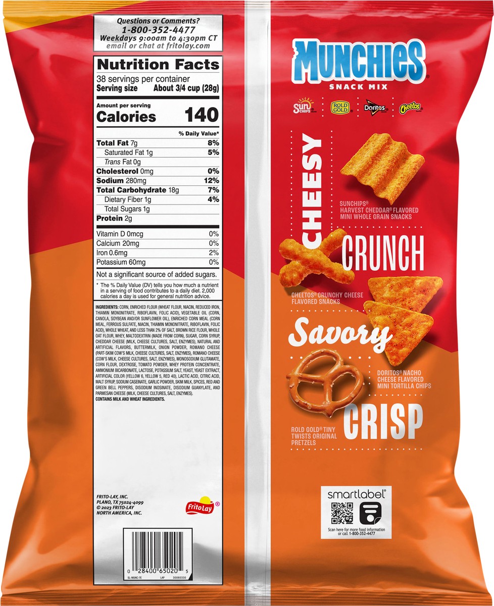 slide 3 of 9, Munchies Snack Mix Cheese Fix Flavored 38 Oz, 38 oz