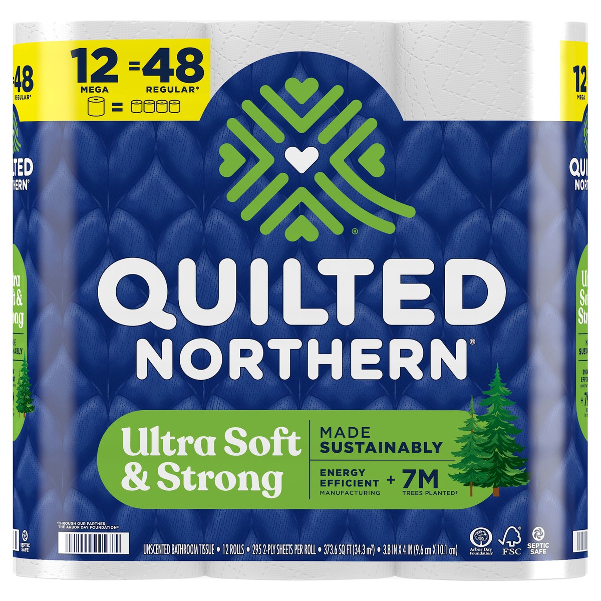 slide 1 of 8, Quilted Northern Ultra Soft & Strong Toilet Paper, 12 Mega Rolls, 12 ct