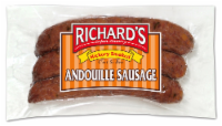 slide 1 of 1, Richard's Hickory Smoked Andouille Sausage, 16 oz