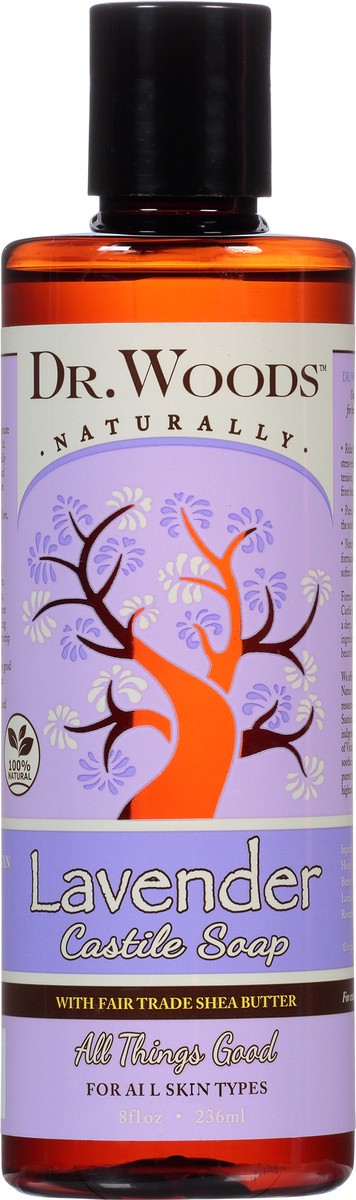 slide 1 of 10, Dr. Woods All Things Good Lavender Castile Soap 8 oz, 8 oz