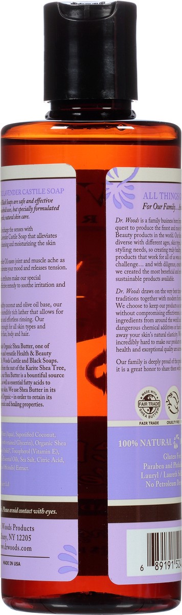 slide 8 of 10, Dr. Woods All Things Good Lavender Castile Soap 8 oz, 8 oz