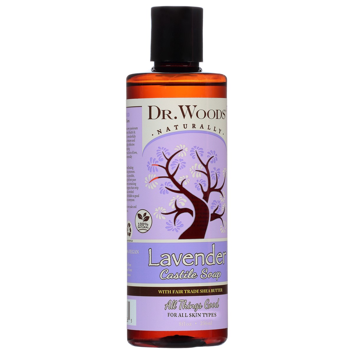 slide 3 of 10, Dr. Woods All Things Good Lavender Castile Soap 8 oz, 8 oz