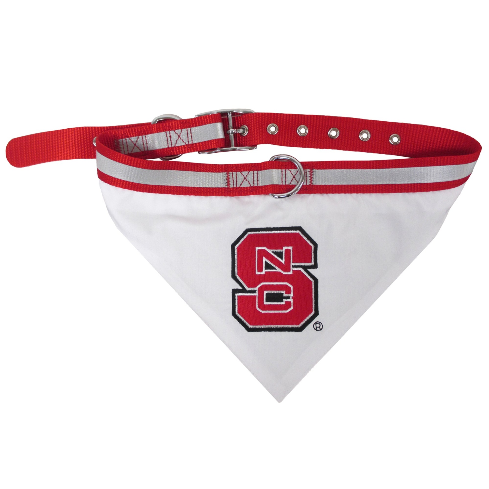 slide 1 of 1, Pets First NC State Wolfpack Collar Bandana, LG