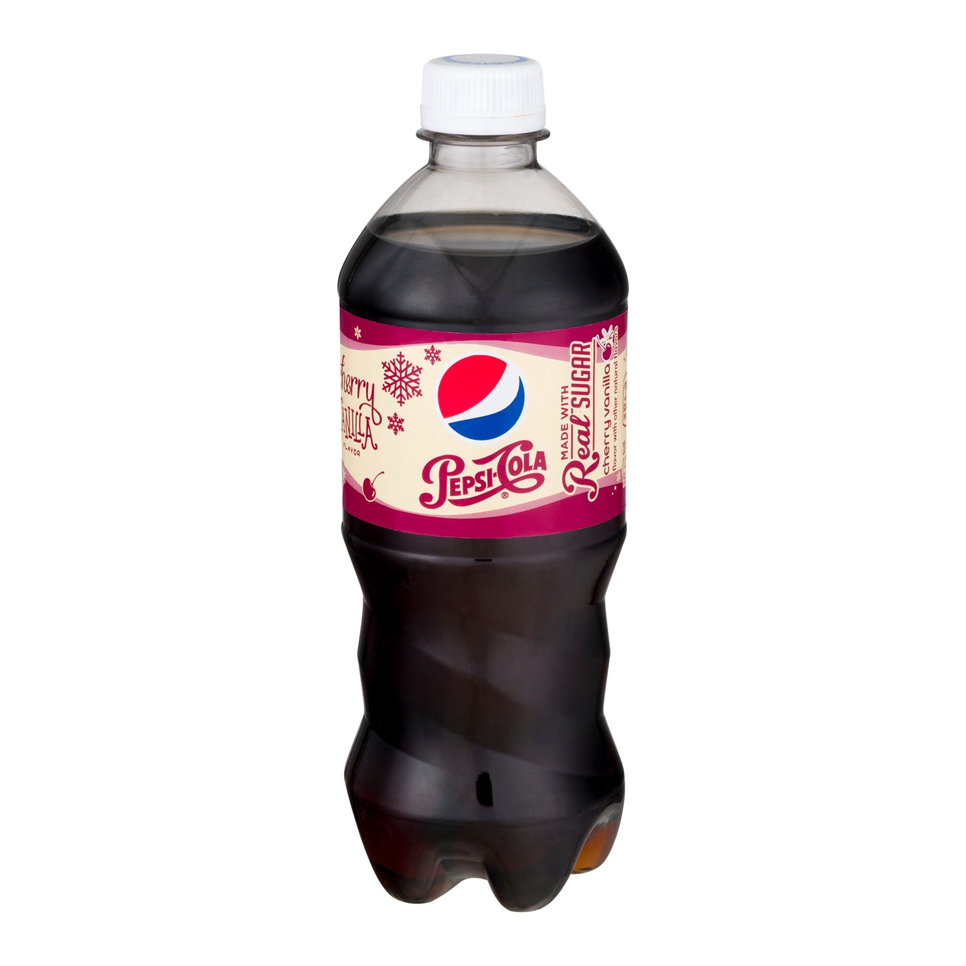 slide 1 of 7, Pepsi with Real Sugar Cherry Vanilla 20 Fluid Ounce Plastic Bottle - 20 oz, 20 oz