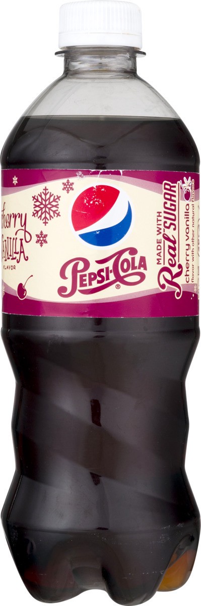 slide 2 of 7, Pepsi with Real Sugar Cherry Vanilla 20 Fluid Ounce Plastic Bottle - 20 oz, 20 oz