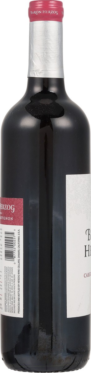 slide 5 of 9, Baron Herzog Cabernet Sauvignon, 750 ml