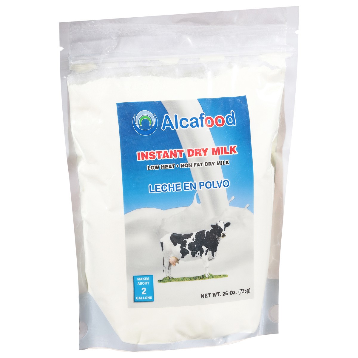slide 3 of 9, Alcafood Non Fat Instant Dry Milk 26 oz, 26 oz