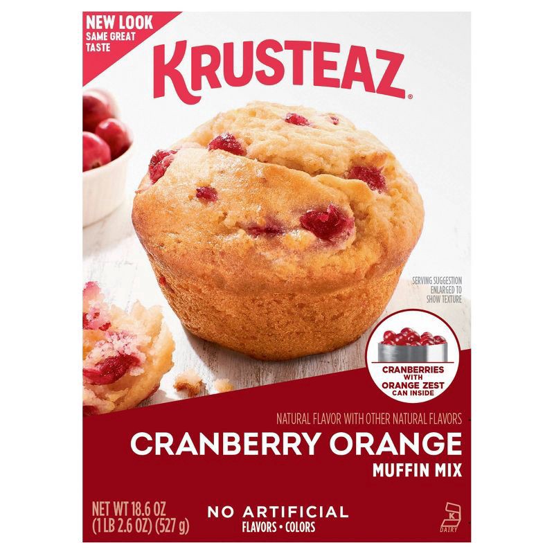 slide 1 of 9, Krusteaz Muffin Mix, 18.6 oz