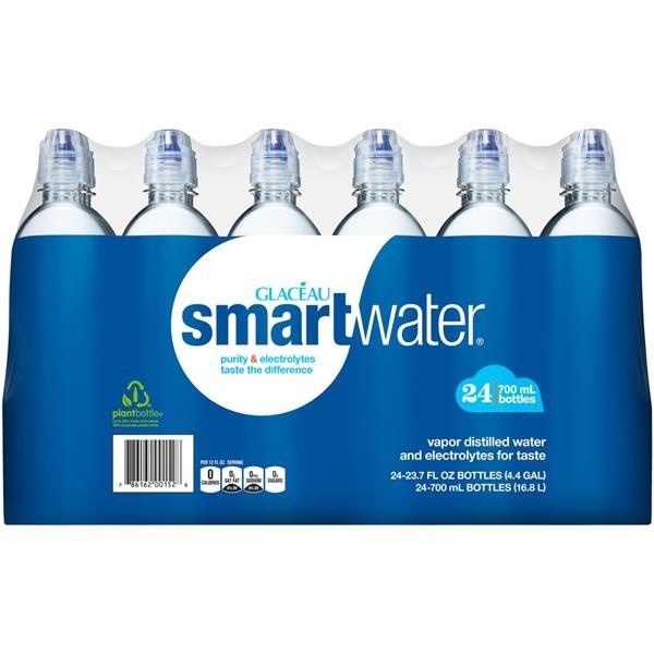 slide 1 of 1, smartwater Sport Top Vapor Distilled Water - 24 ct; 23.7 fl oz, 24 ct; 23.7 fl oz