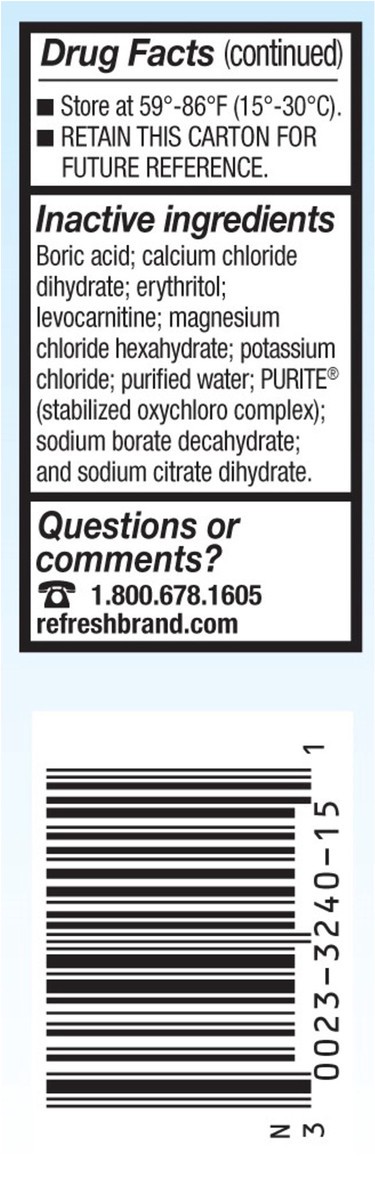 slide 2 of 5, Refresh Optive Lubricant Eye Drops, 0.5 fl oz