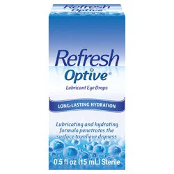 Refresh Optive Lubricant Eye Drops Artificial Tears, 0.5 fl oz