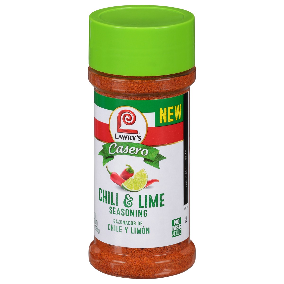 slide 6 of 13, Lawry's Casero Chili and Lime Seasoning, 11.5 oz, 11.5 oz