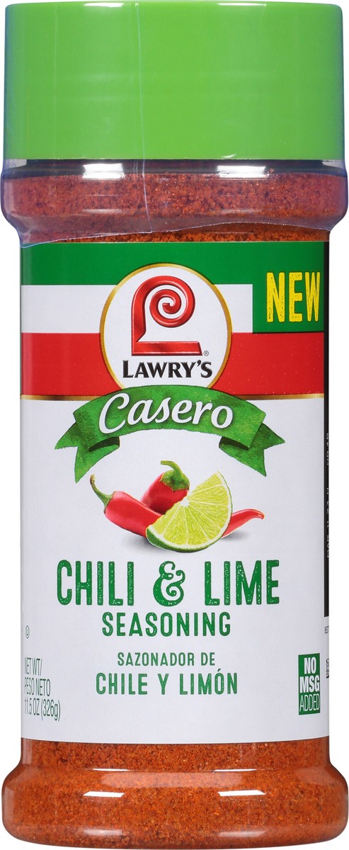 slide 5 of 13, Lawry's Casero Chili and Lime Seasoning, 11.5 oz, 11.5 oz