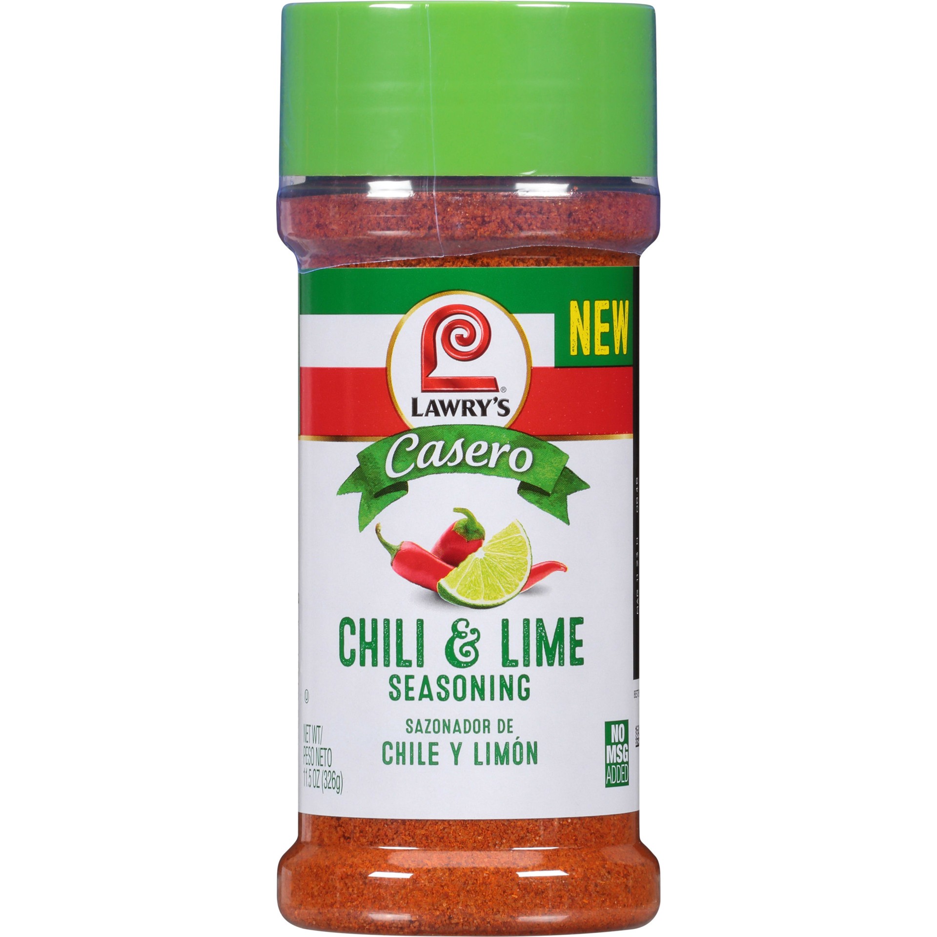 slide 1 of 13, Lawry's Casero Chili and Lime Seasoning, 11.5 oz, 11.5 oz