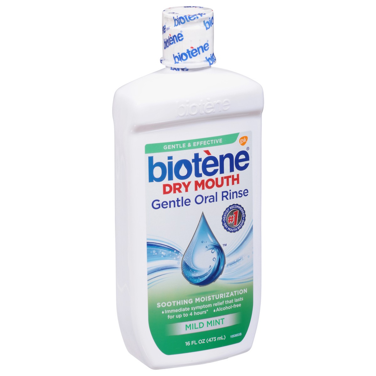 slide 2 of 13, Biotène Dry Mouth Mild Mint Gentle Oral Rinse 16 fl oz, 16 fl oz