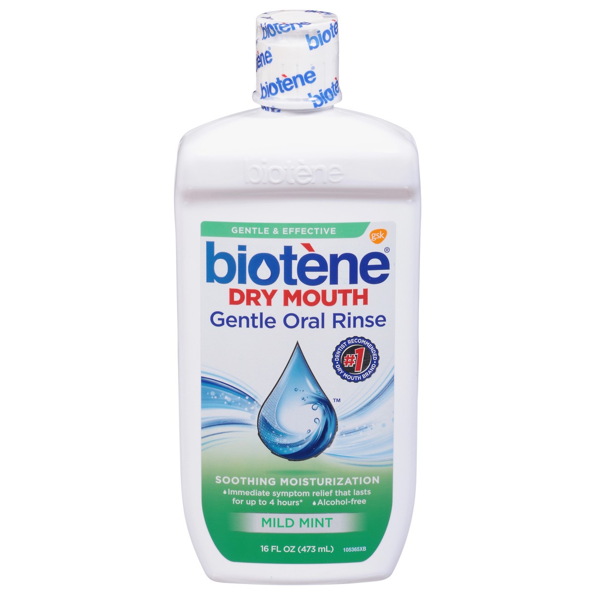 slide 13 of 13, Biotène Dry Mouth Mild Mint Gentle Oral Rinse 16 fl oz, 16 fl oz