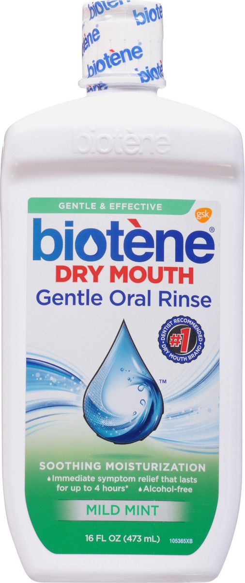 slide 5 of 13, Biotène Dry Mouth Mild Mint Gentle Oral Rinse 16 fl oz, 16 fl oz