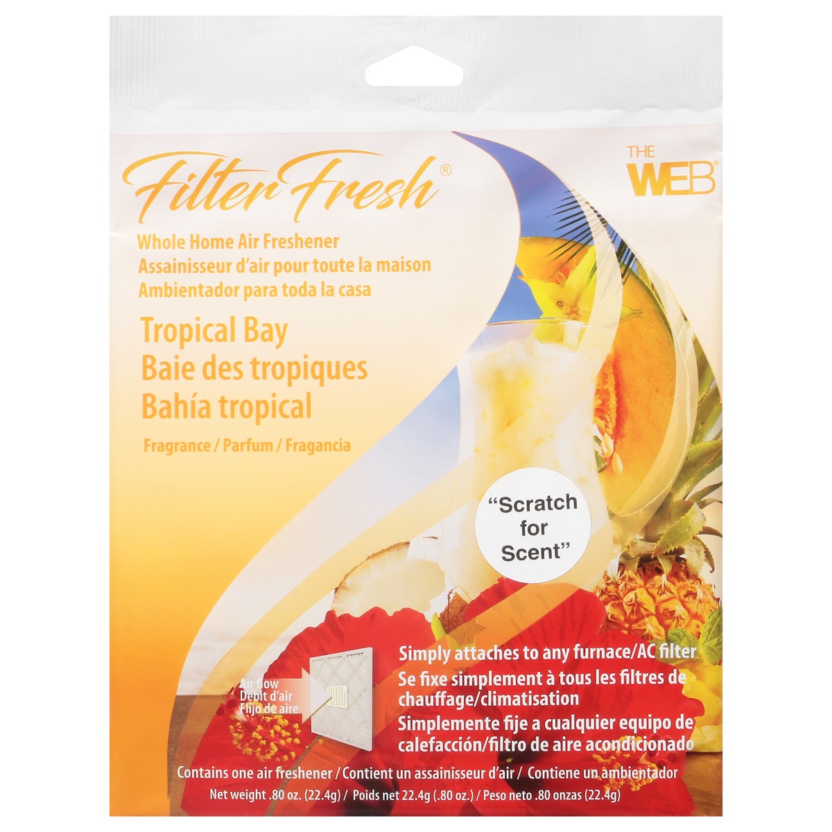 slide 1 of 11, Filter Fresh Whole Home Tropical Bay Air Freshener 0.80 oz, 0.8 oz