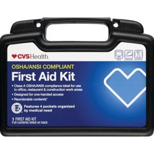 slide 1 of 1, CVS Health Cvs Osha Ansi Compliant First Aid Kit, 1 ct