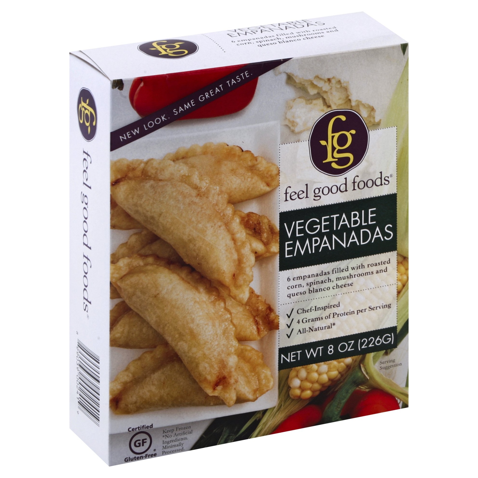 slide 1 of 4, Feel Good Foods Empanadas 6 ea, 6 ct