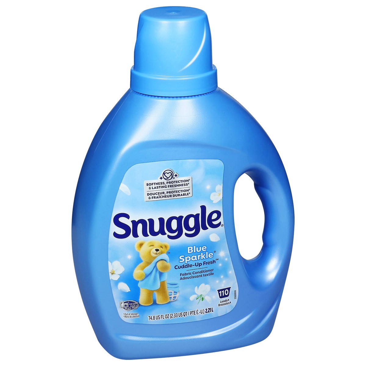 slide 6 of 12, Snuggle Blue Sparkle Fabric Conditioner 74.8 fl oz, 74.8 fl oz