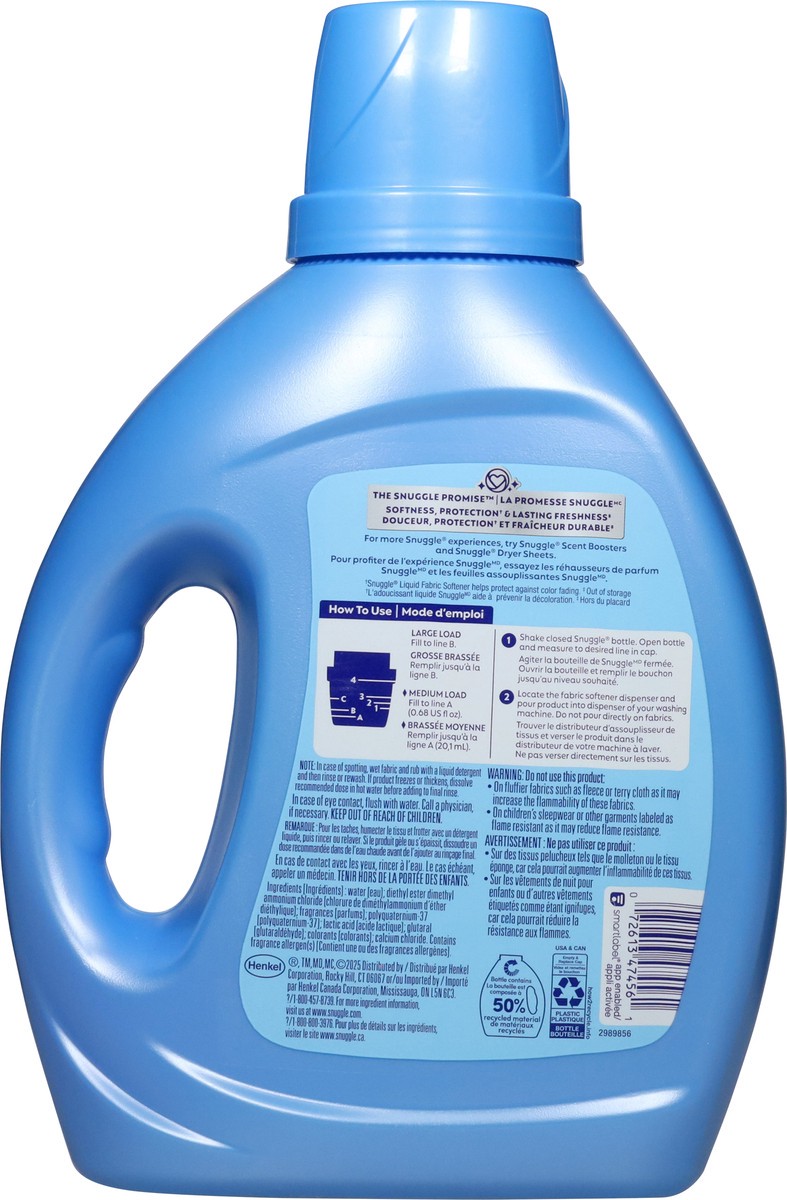 slide 10 of 12, Snuggle Blue Sparkle Fabric Conditioner 74.8 fl oz, 74.8 fl oz