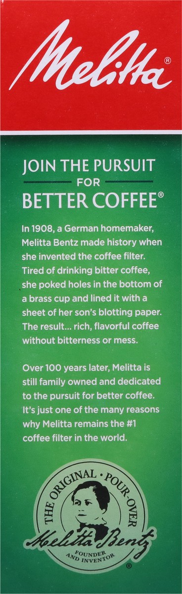 slide 8 of 9, Melitta No. 2 Natural Brown Coffee Filters 100 ea, 100 ct