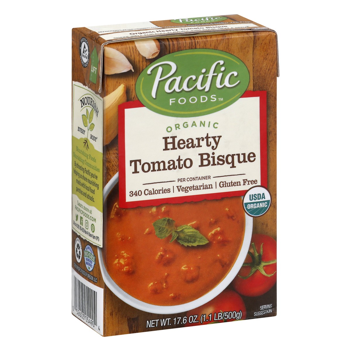 slide 7 of 10, Pacific Foods Organic Hearty Tomato Bisque, 17.6oz, 17.6 oz