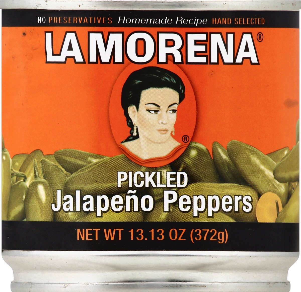 slide 2 of 2, La Morena Pickled Jalapeno Peppers, 13.13 oz