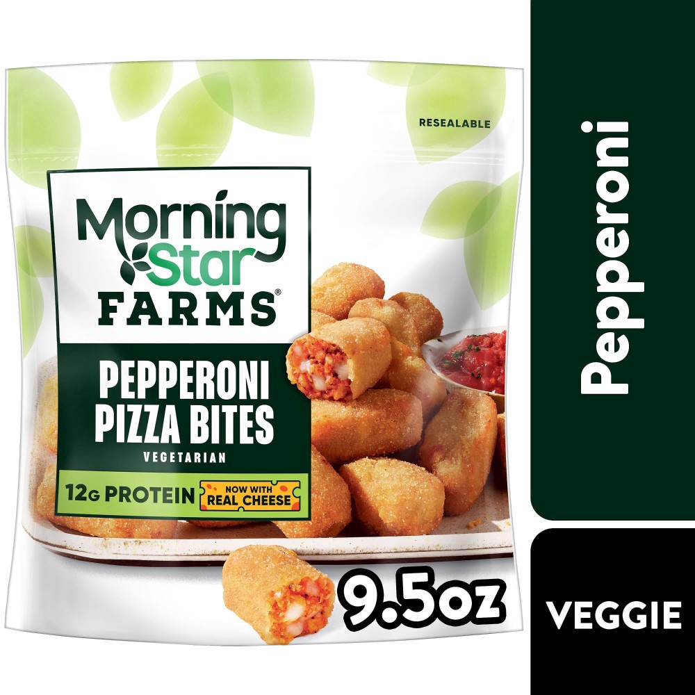 slide 6 of 6, Morningstar Farms Meal Solutions Pepperoni 9.5oz, 9.5 oz