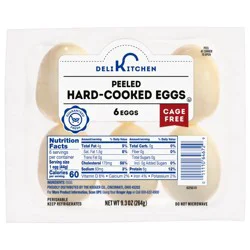 Kroger Deli Kitchen Peeled Hard-Cooked Eggs