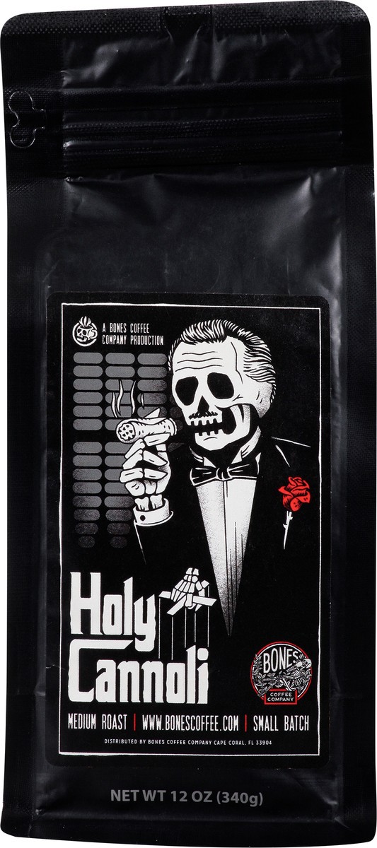 slide 9 of 12, Bones Coffee Company Medium Roast Ground Holy Cannoli Coffee 12 oz, 12 oz