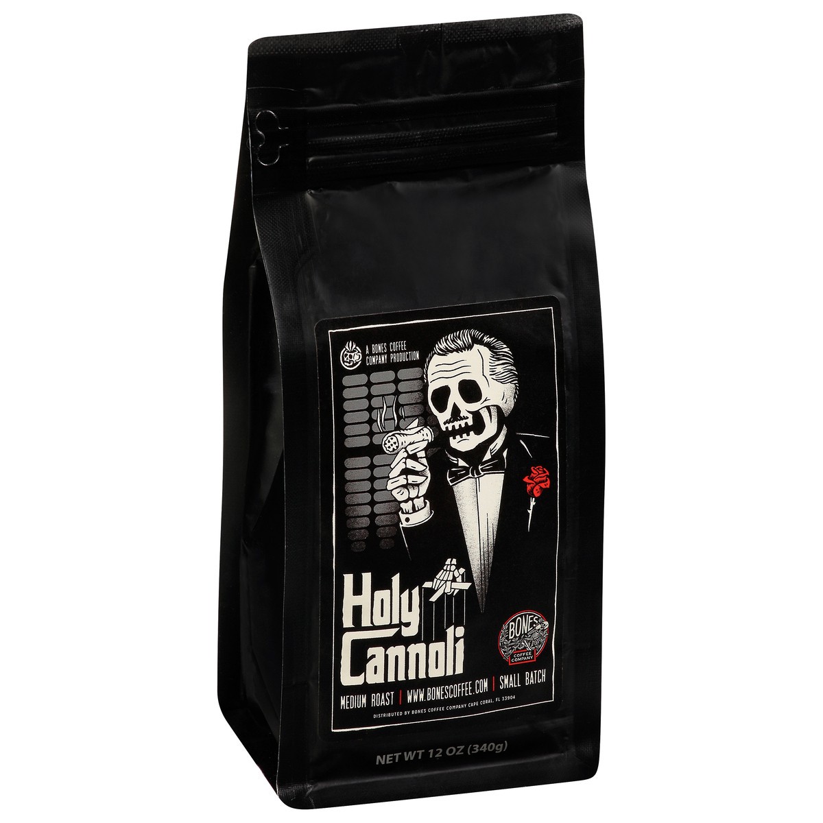 slide 4 of 12, Bones Coffee Company Medium Roast Ground Holy Cannoli Coffee 12 oz, 12 oz