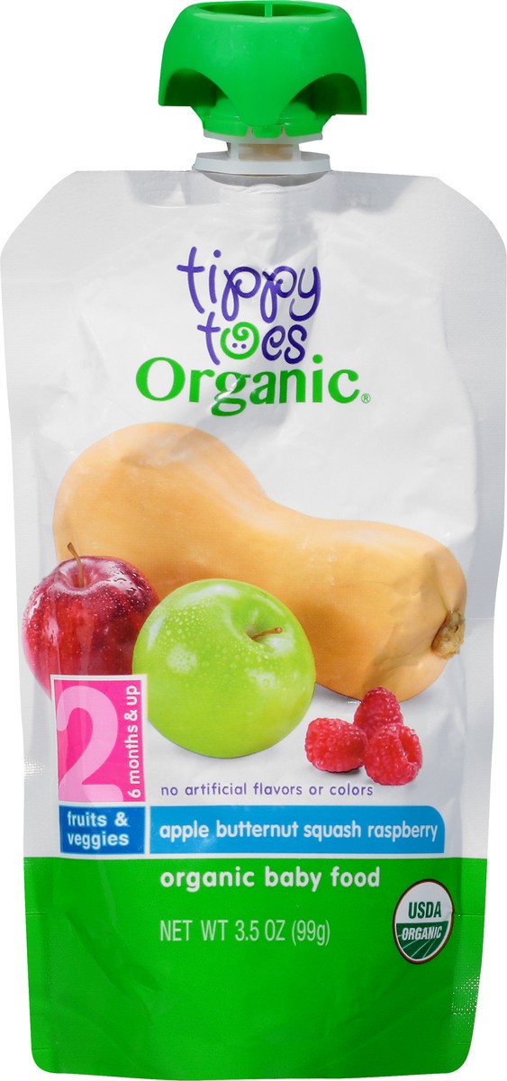 slide 3 of 13, Tippy Toes By Top Care Organic Squash Pouch, 3.5 oz