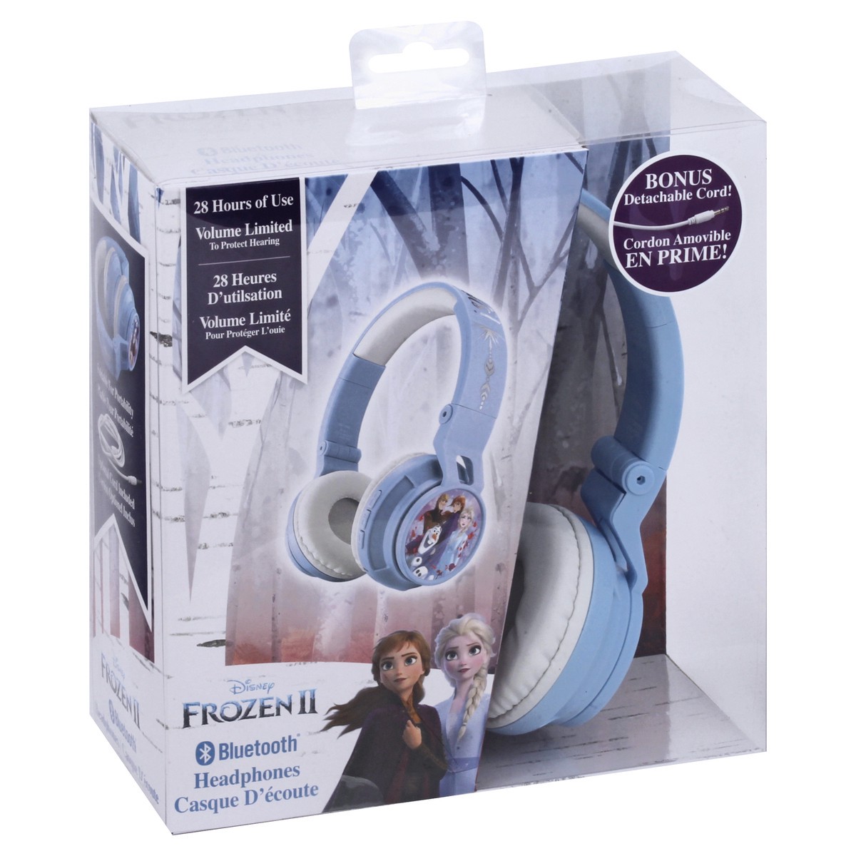 slide 2 of 9, Disney Ekids Frozen Bluetooth Headphones - Blue, 1 ct