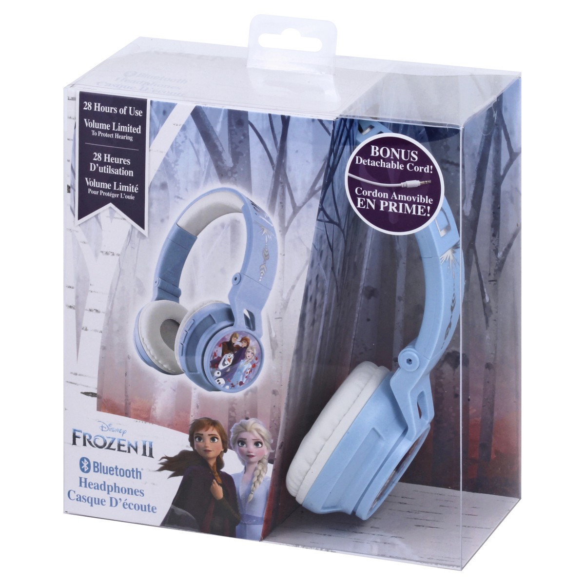 slide 6 of 9, Disney Ekids Frozen Bluetooth Headphones - Blue, 1 ct