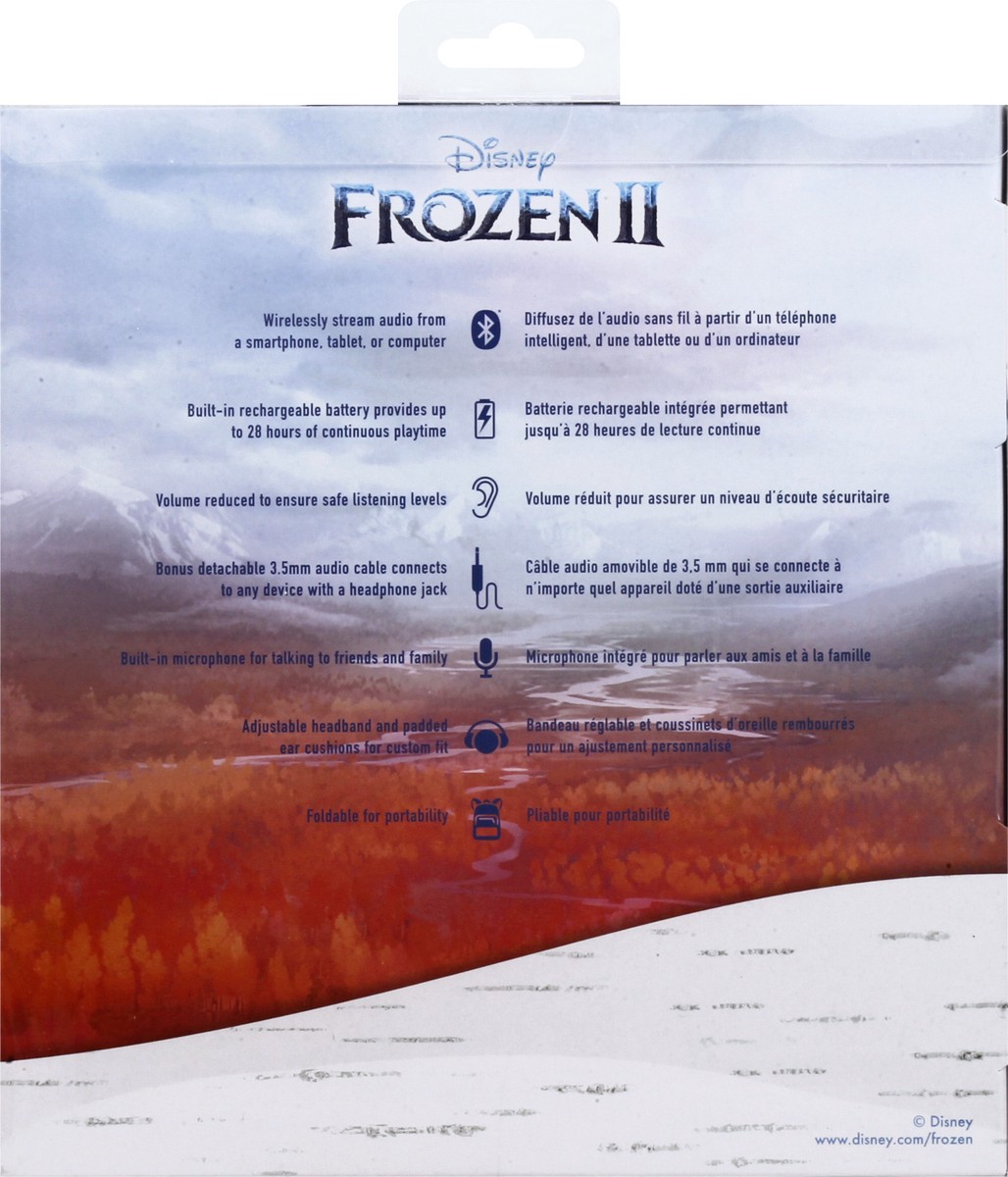 slide 3 of 9, Disney Ekids Frozen Bluetooth Headphones - Blue, 1 ct