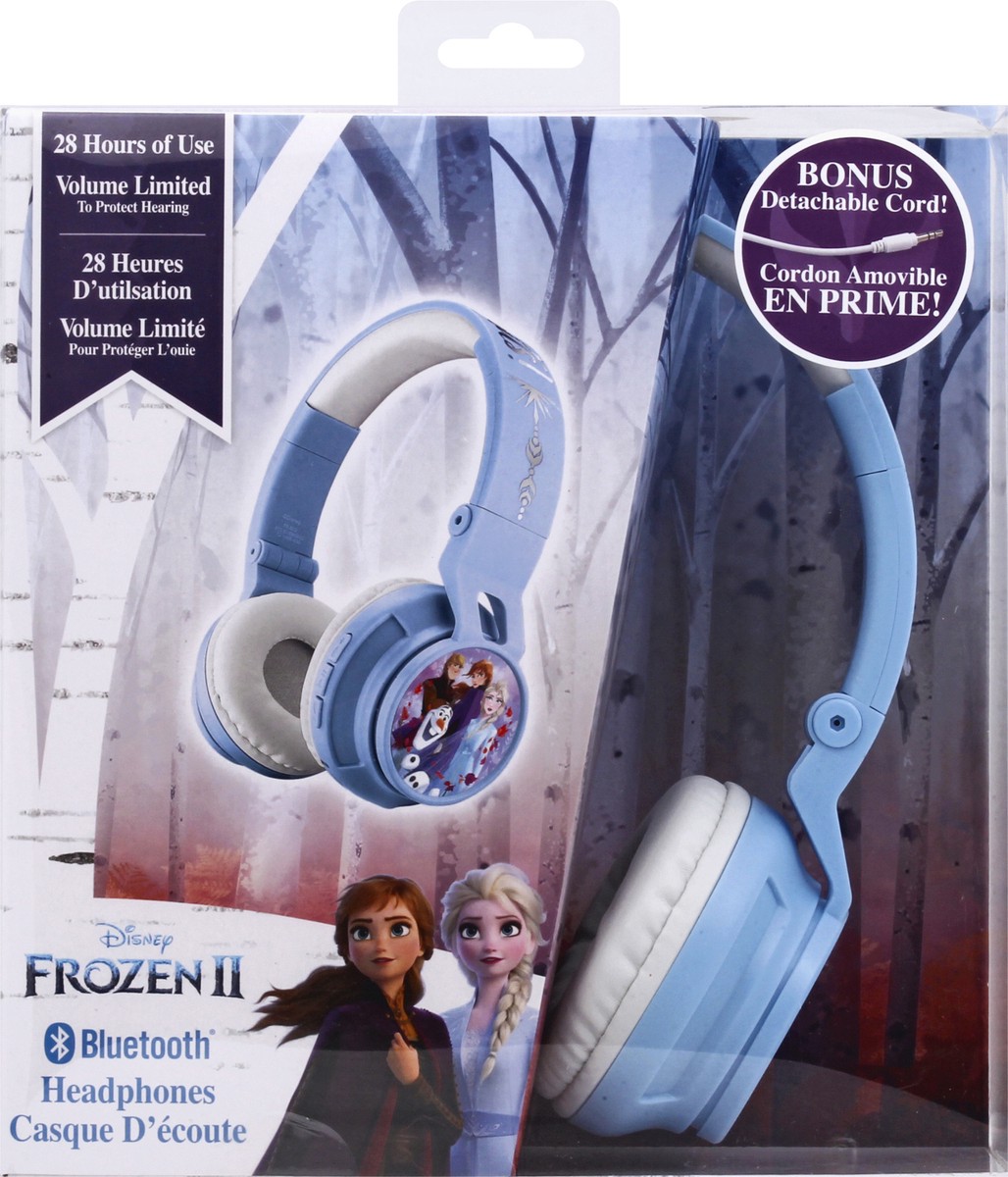 slide 9 of 9, Disney Ekids Frozen Bluetooth Headphones - Blue, 1 ct