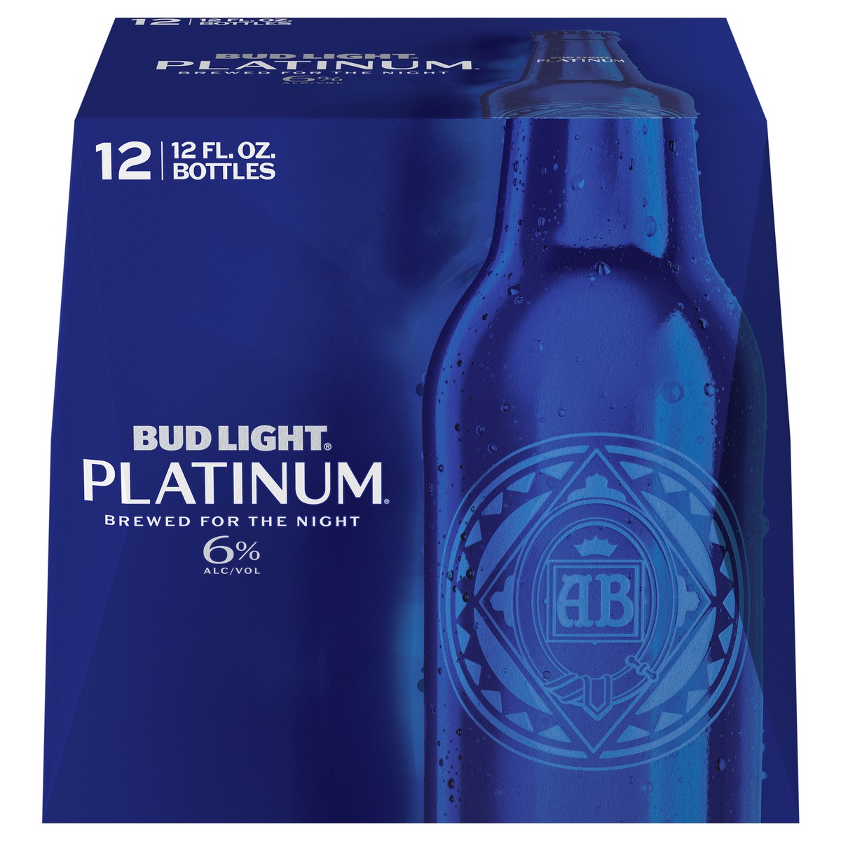 slide 1 of 22, Bud Light Platinum Beer, 12 Pack Beer, 12 FL OZ Bottles, 6% ABV, 12 ct; 12 oz